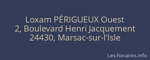 Loxam PÉRIGUEUX Ouest
