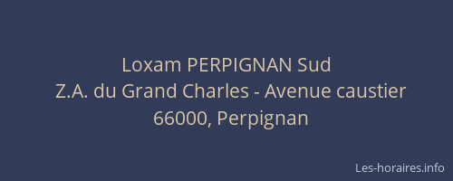 Loxam PERPIGNAN Sud
