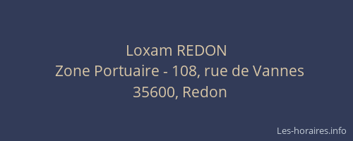 Loxam REDON
