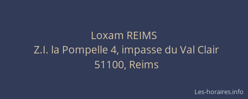 Loxam REIMS