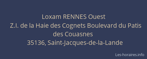 Loxam RENNES Ouest