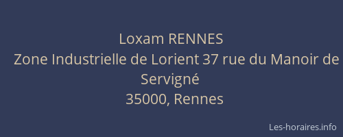 Loxam RENNES