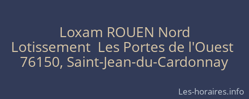 Loxam ROUEN Nord
