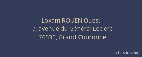 Loxam ROUEN Ouest
