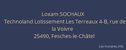Loxam SOCHAUX