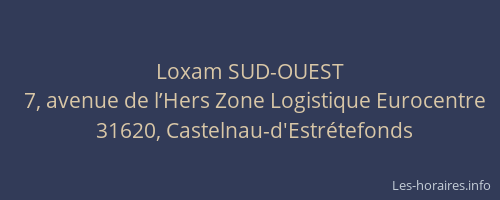 Loxam SUD-OUEST