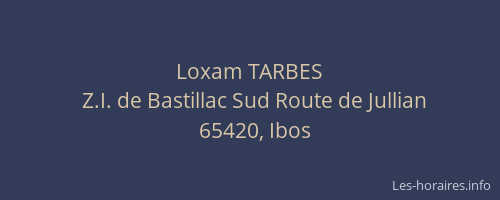 Loxam TARBES