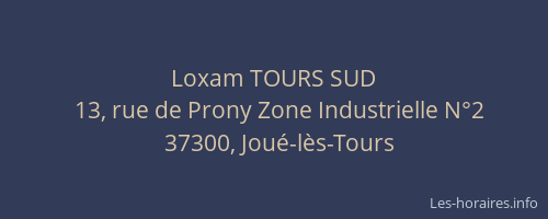 Loxam TOURS SUD