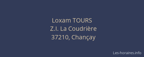 Loxam TOURS