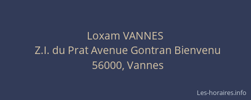 Loxam VANNES