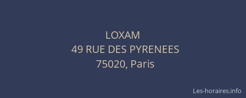 LOXAM