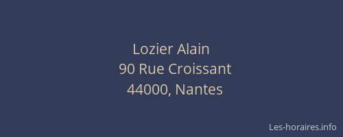 Lozier Alain