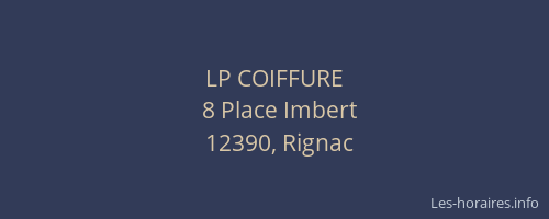 LP COIFFURE