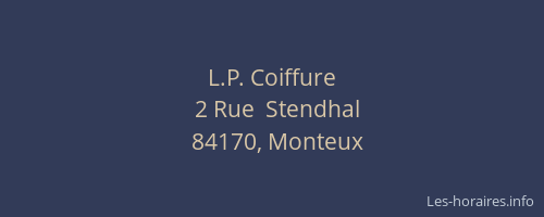 L.P. Coiffure