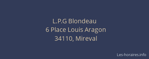 L.P.G Blondeau