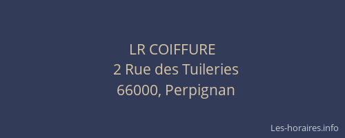 LR COIFFURE
