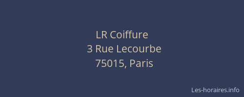 LR Coiffure