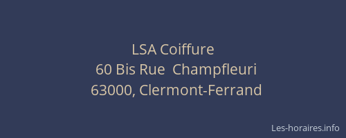 LSA Coiffure
