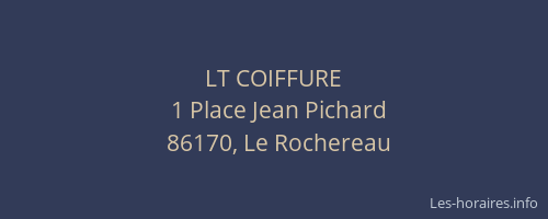 LT COIFFURE