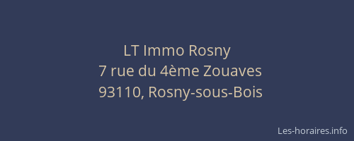 LT Immo Rosny