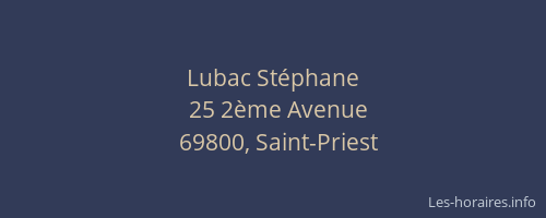 Lubac Stéphane