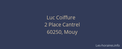 Luc Coiffure