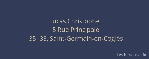 Lucas Christophe