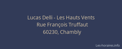 Lucas Delli - Les Hauts Vents