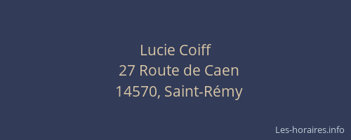 Lucie Coiff
