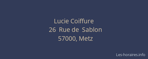 Lucie Coiffure
