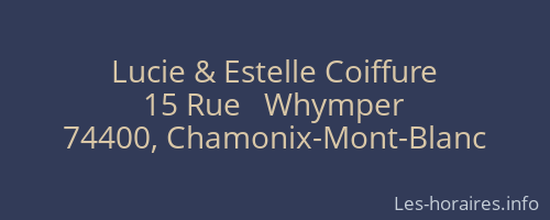 Lucie & Estelle Coiffure