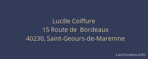 Lucille Coiffure