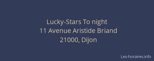 Lucky-Stars To night