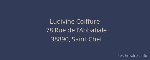 Ludivine Coiffure
