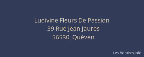 Ludivine Fleurs De Passion