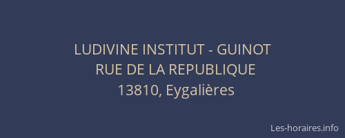 LUDIVINE INSTITUT - GUINOT