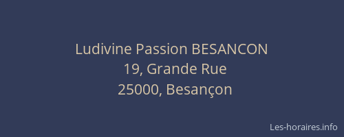 Ludivine Passion BESANCON