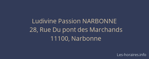 Ludivine Passion NARBONNE
