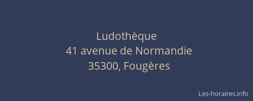 Ludothèque
