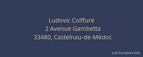 Ludovic Coiffure