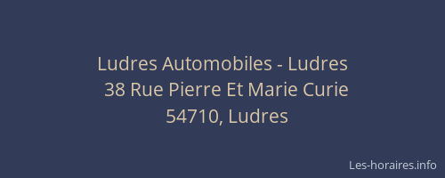 Ludres Automobiles - Ludres