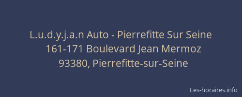 L.u.d.y.j.a.n Auto - Pierrefitte Sur Seine