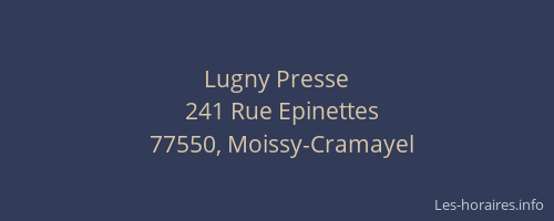 Lugny Presse