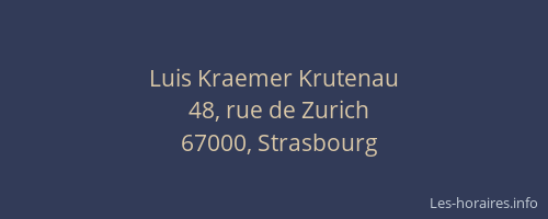 Luis Kraemer Krutenau