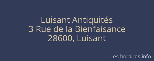 Luisant Antiquités