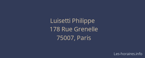 Luisetti Philippe