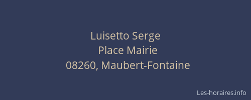Luisetto Serge