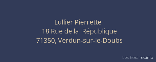 Lullier Pierrette