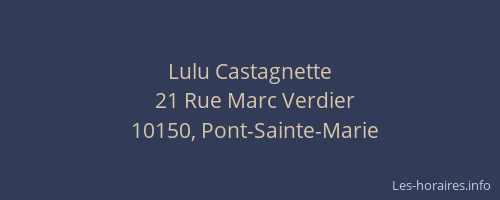 Lulu Castagnette
