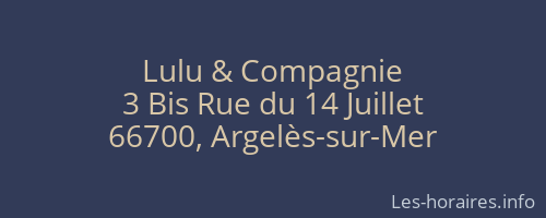 Lulu & Compagnie